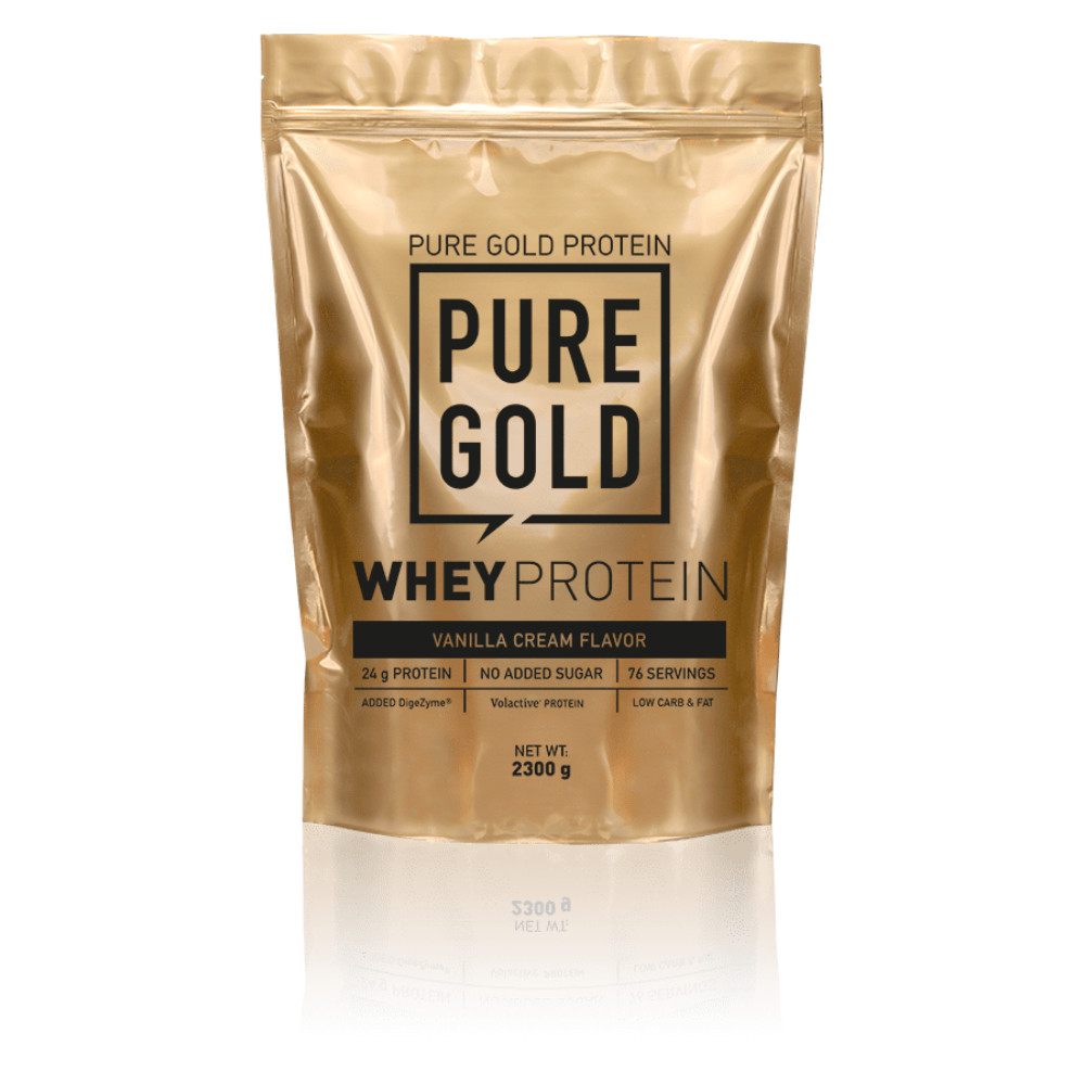 Pure Gold Protein Whey Protein 2300 g /76 servings/ Vanilla Cream - зображення 1