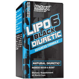 Nutrex Lipo-6 Black Diuretic 80 caps /20 servings/