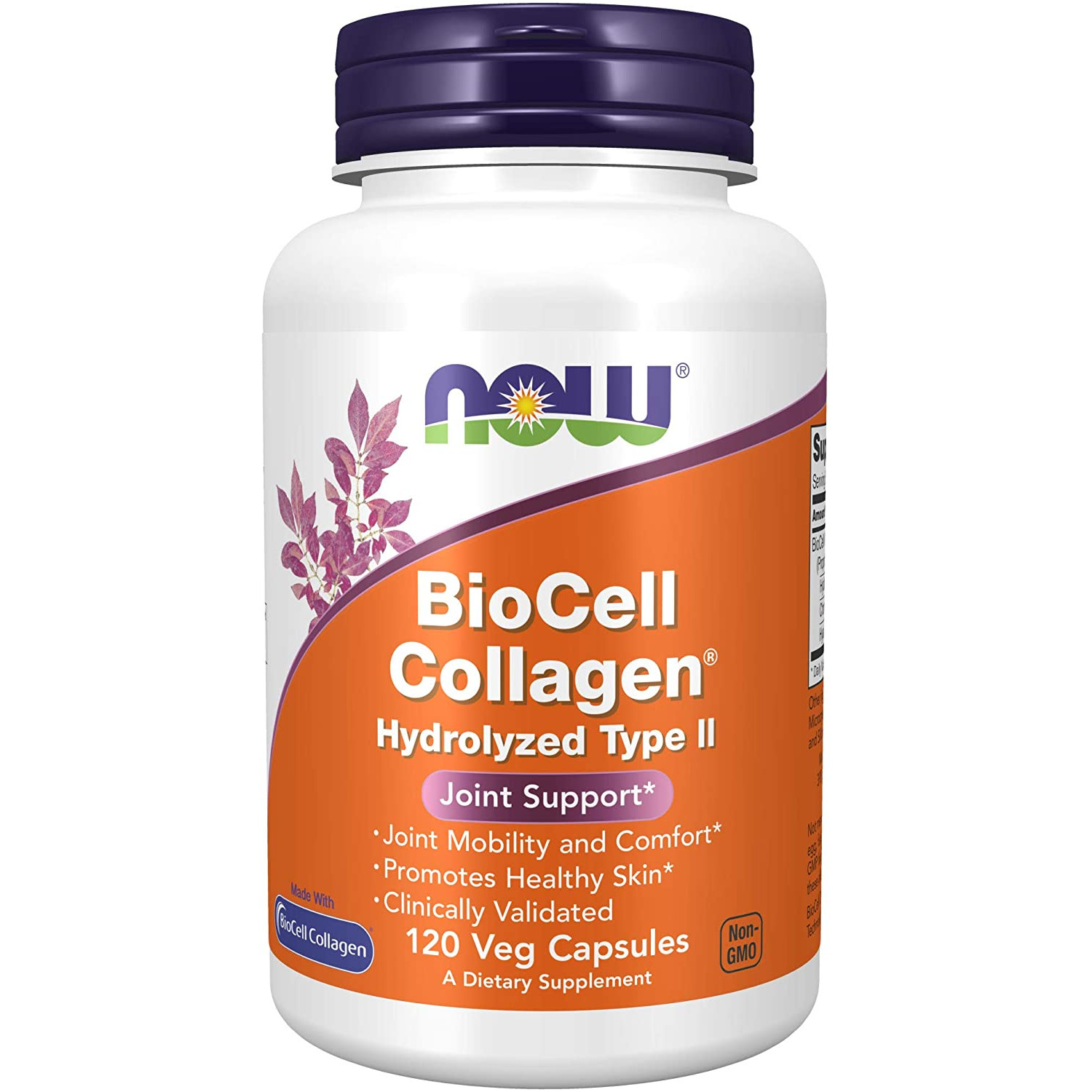 Now BioCell Collagen Hydrolyzed Type II 120 caps - зображення 1