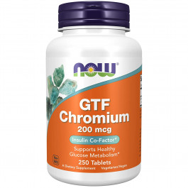 Now GTF Chromium 200 mcg 250 tabs