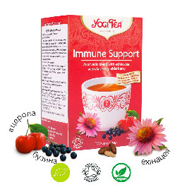 Yogi Tea Чай "Поддержка иммунитета", 17 пакетиков, (YOGI-Imunitet)