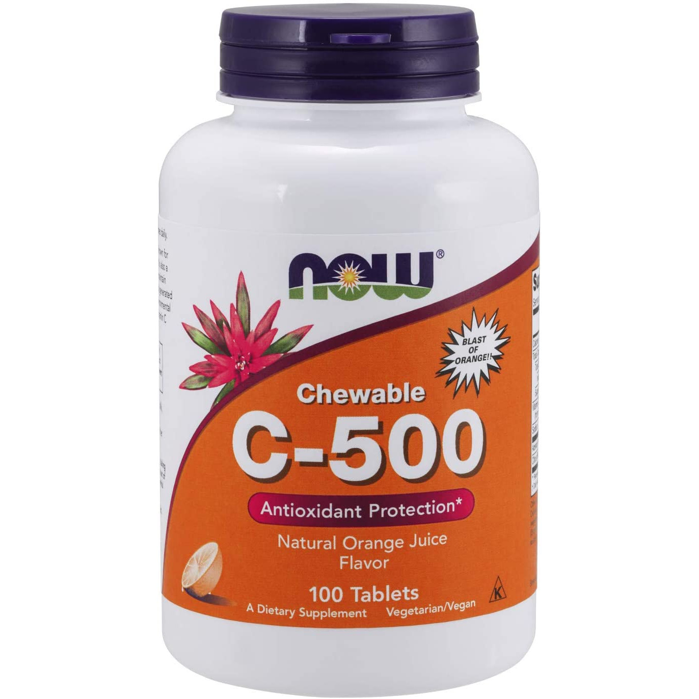 Now Chewable C-500 100 tabs Orange Juice - зображення 1