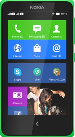Nokia X Dual SIM (Green) - зображення 1