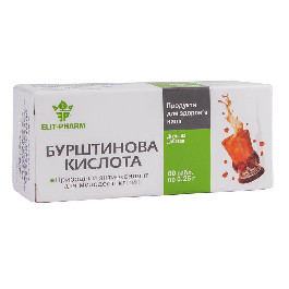 Elit-Pharm Янтарная кислота, 80 таблеток (EF-YantarnaKislota-80)