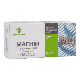 Elit-Pharm Магний активный, 80 таблеток (EF-MagnyiAktivnyi-80)