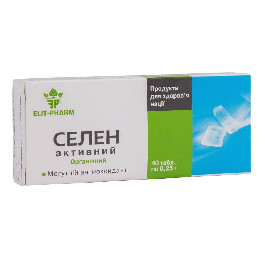 Elit-Pharm Селен активный, 40 таблеток (EF-SelenAktiv-40)