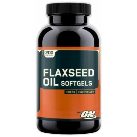 Optimum Nutrition Flaxseed Oil Softgels 200 caps - зображення 1