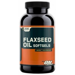 Optimum Nutrition Flaxseed Oil Softgels 200 caps