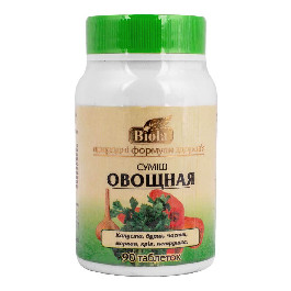 Biola БАД Смесь овощная, 90 таблеток, (BIO-SumishOvocheva-90)