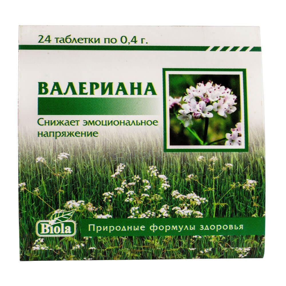 Biola БАД Валериана, 24 таблетки, (BIO-Valeriana-24) - зображення 1