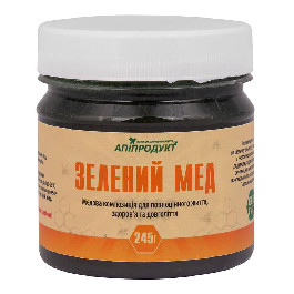 Апипродукт Зеленый мед, 245 г, (API-ZelenMed-245)