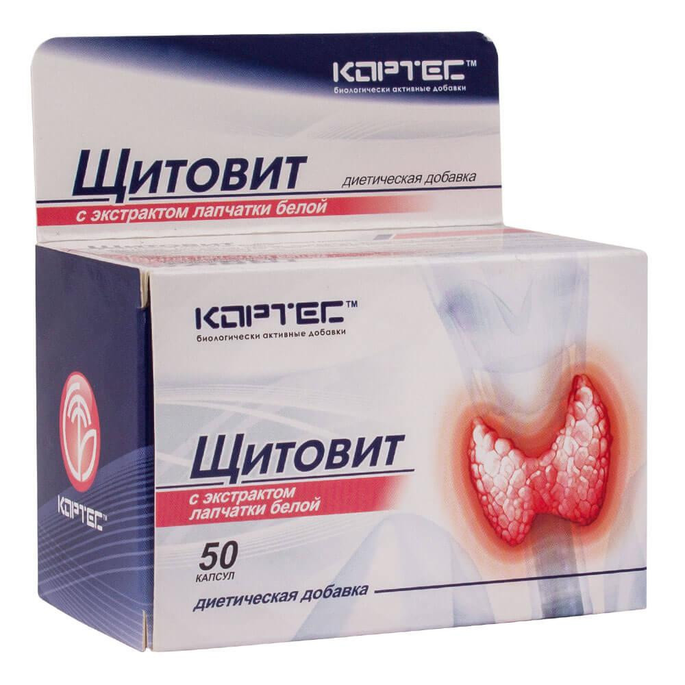 Эликсир Кортес "Щитовит", 50 капсул, Кортес (KS-Shitovit-50) - зображення 1