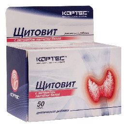 Эликсир Кортес "Щитовит", 50 капсул, Кортес (KS-Shitovit-50)