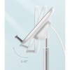 Baseus Literary Youth Desktop Bracket (Telescopic + Wireless Charging) Silver (SUWY-D0S) - зображення 5