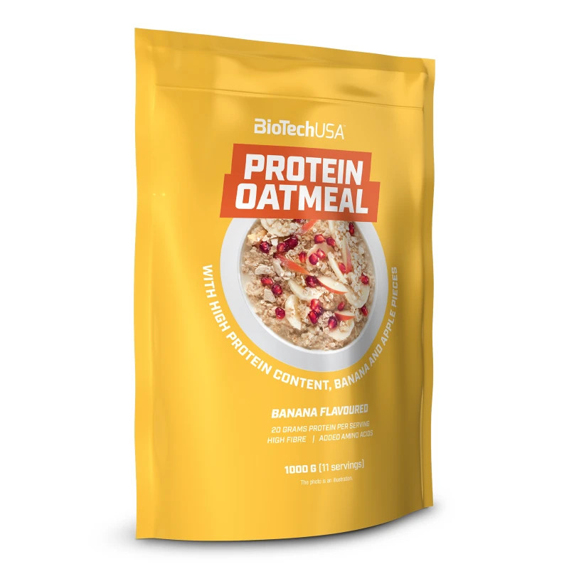 BiotechUSA Protein Oatmeal 1000 g /11 servings/ Banana Apple - зображення 1