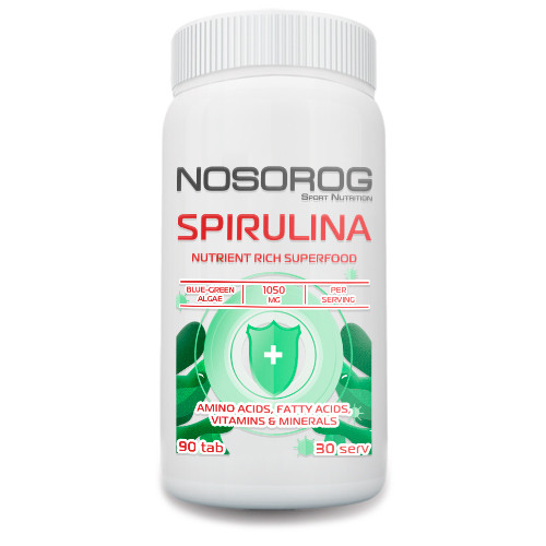 Nosorog Spirulina 90 tabs /30 servings/ - зображення 1