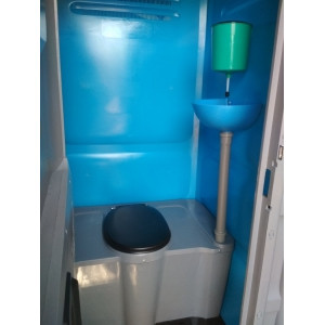 Техпром Туалетная кабина Люкс с умывальником - зображення 1