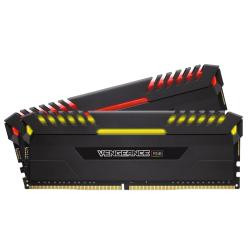 Corsair 16 GB (2x8GB) DDR4 3200 MHz Vengeance RGB Black (CMR16GX4M2Z3200C16) - зображення 1