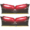 TEAM 16 GB (2x8GB) DDR4 2666 MHz T-Force Night Hawk Red LED (THRD416G2666HC15BDC01) - зображення 1