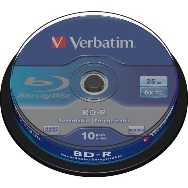 Verbatim BD-R 25GB 6x Cake Box 10шт (43742) - зображення 1