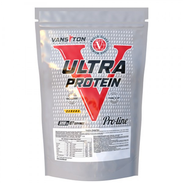 Ванситон Ultra Protein /Ультра-Про/ 3200 g /107 servings/ Banana - зображення 1