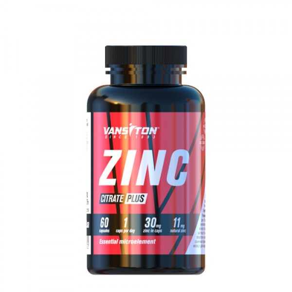 Ванситон Zinc Citrate Plus /Цинк Цитрат Плюс/ 30 mg 60 caps - зображення 1