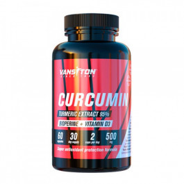 Ванситон Curcumin Bioperine + Vitamin D3 /Куркумин, Д3 + Биоперин/ 60 caps