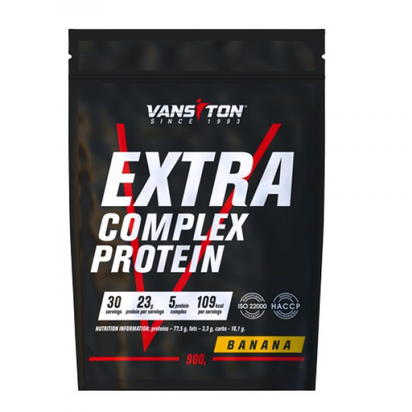 Ванситон Extra Complex Protein /Экстра/ 900 g /30 servings/ Banana - зображення 1