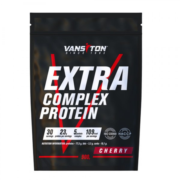 Ванситон Extra Complex Protein /Экстра/ 900 g /30 servings/ Cherry - зображення 1