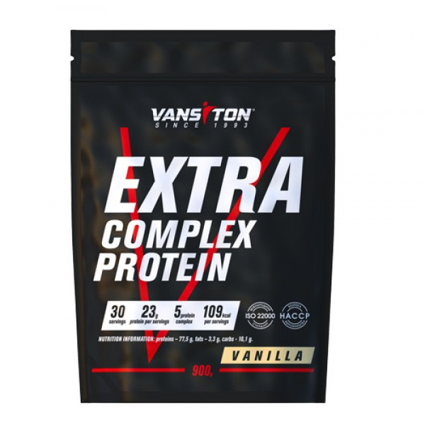 Ванситон Extra Complex Protein /Экстра/ 900 g /30 servings/ Vanilla - зображення 1