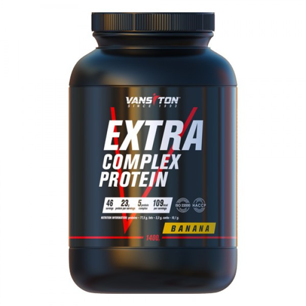 Ванситон Extra Complex Protein /Экстра/ 1400 g /46 servings/ Banana - зображення 1