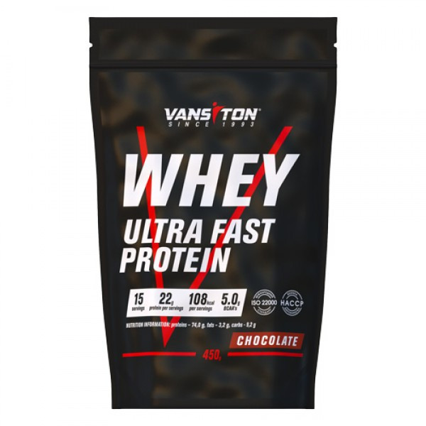 Ванситон Whey Ultra Fast Protein /Ультра-Про/ 450 g /15 servings/ - зображення 1