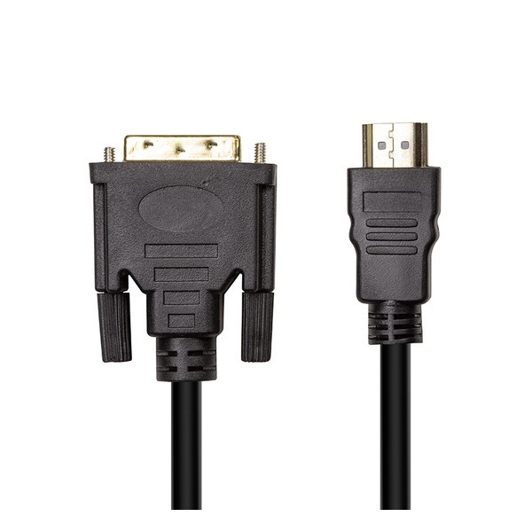 PowerPlant HDMI - DVI 1.8m Black (CA912568) - зображення 1