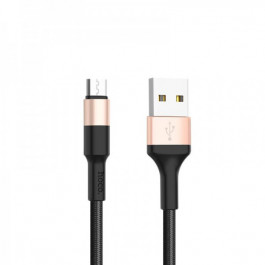 Hoco X26 Xpress MicroUSB 1m Black/Gold