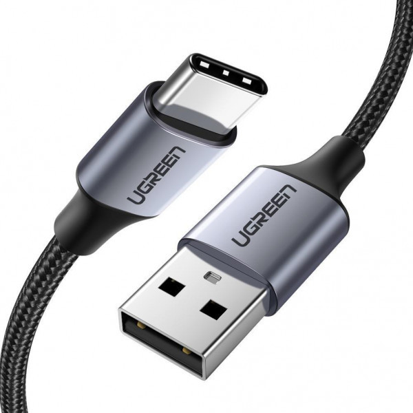 UGREEN US288 USB 2.0 AM to Type-C 1m Black (60126) - зображення 1