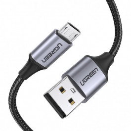 UGREEN US290 USB 2.0 AM to Micro USB 2m Black (60148)