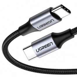 UGREEN US261 Type-C-Type-C Cable Alum. Braid 1m Gray\Black