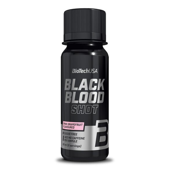 BiotechUSA Black Blood Shot 60 ml /2 servings/ Pink Grapefruit - зображення 1