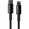 Baseus Tungsten Gold Fast Charging Data Cable Black 1m (CATLWJ-01) - зображення 2