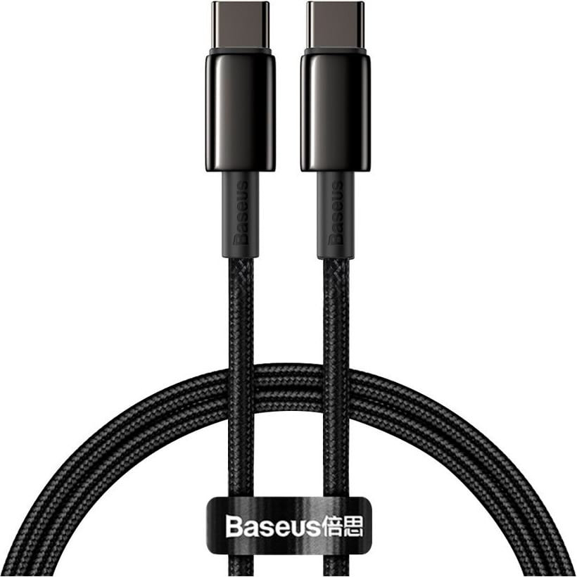 Baseus Tungsten Gold Series Fast Charging Data Cable 1m (CATWJ-01) - зображення 1