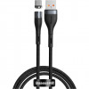 Baseus Zinc Magnetic Cable USB for Type-C Gray/Black 1m (CATXC-MG1) - зображення 1