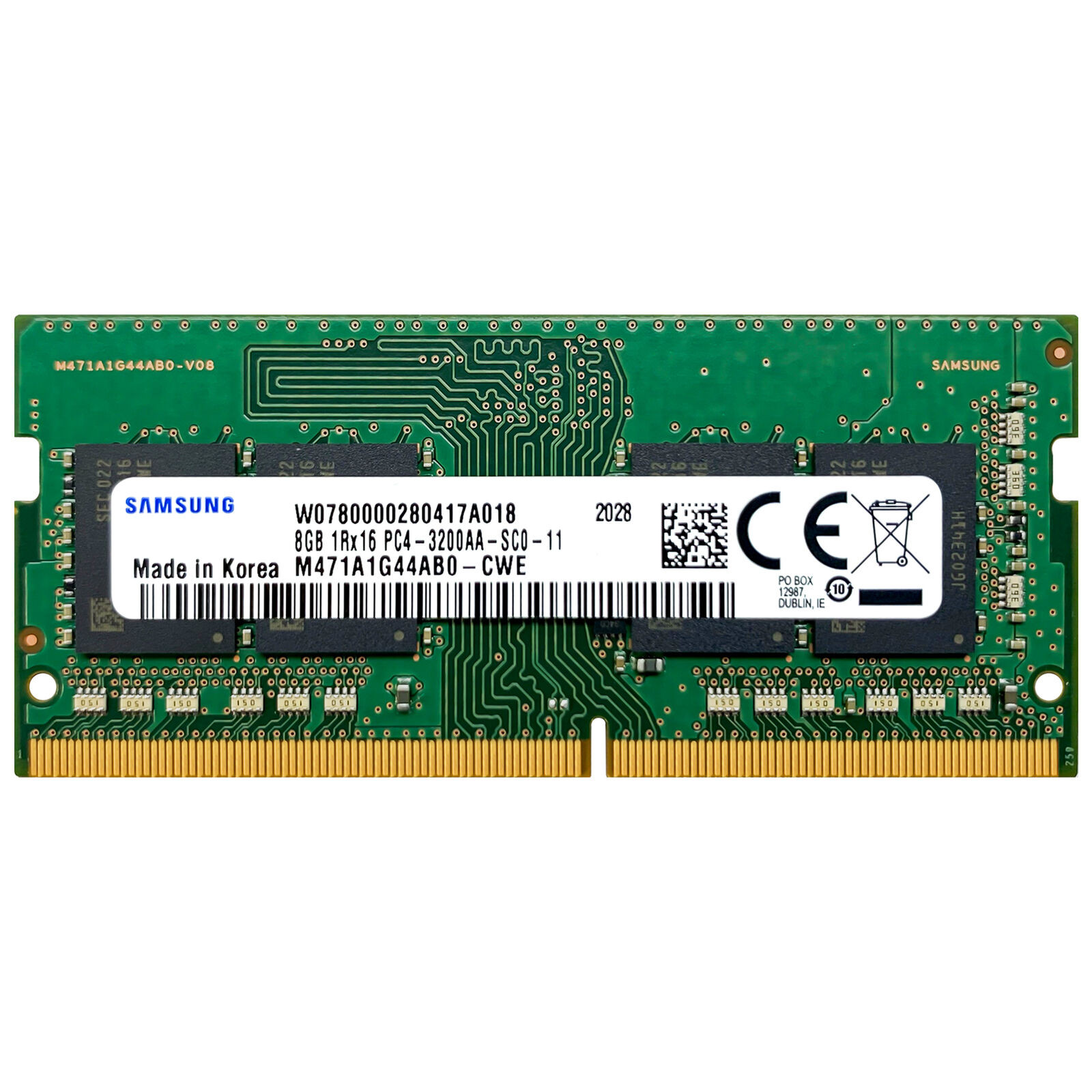 Samsung 8 GB SO-DIMM DDR4 3200 MHz (M471A1G44AB0-CWE) - зображення 1