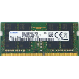 Samsung 32 GB SO-DIMM DDR4 3200 MHz (M471A4G43AB1-CWE)