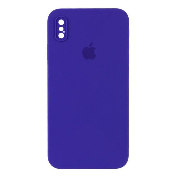 Epik iPhone XS Silicone Case Square Full Camera Protective AA Ultra Violet - зображення 1