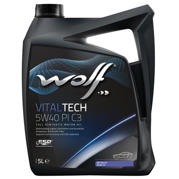 Wolf Oil Vitaltech 5W-40 5 л - зображення 1