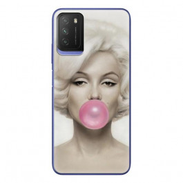   Boxface Silicone Case Xiaomi Poco M3 Marilyn Monroe Bubble Gum 41586-up572