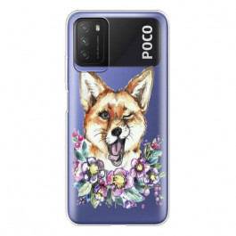 Boxface Silicone Case Xiaomi Poco M3 Winking Fox 41587-cc13