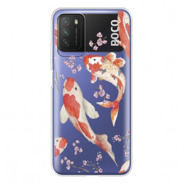 Boxface Silicone Case Xiaomi Poco M3 Japanese Koi Fish 41587-cc3