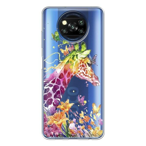 Boxface Silicone Case Xiaomi Poco X3 Colorful Giraffe 41290-cc14 - зображення 1