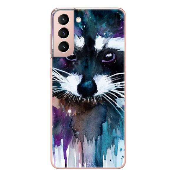 Boxface Silicone Case Samsung Galaxy G991 S21 Raccoon 41709-up1134 - зображення 1